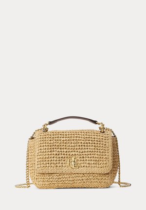 Lauren Ralph Lauren, WOVEN STRAW MEDIUM SOPHEE BAG - Skuldertasker - natural/tan