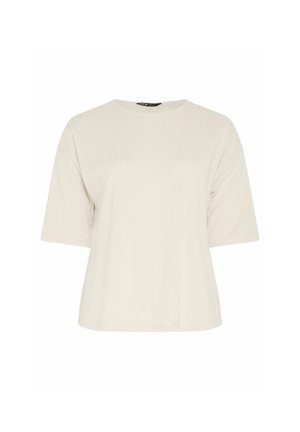 Yours Clothing, PLUS SIZE CASUAL TOPS - Long sleeved top - cream