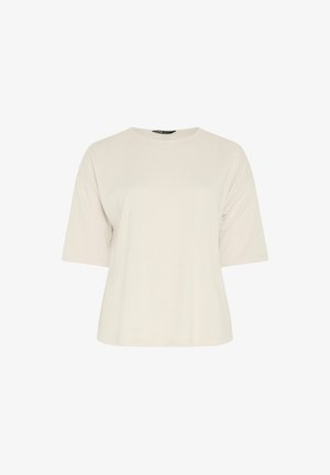 Yours Clothing, PLUS SIZE CASUAL TOPS - Long sleeved top - cream