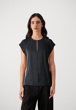 Calvin Klein SHINY - Blouse - black