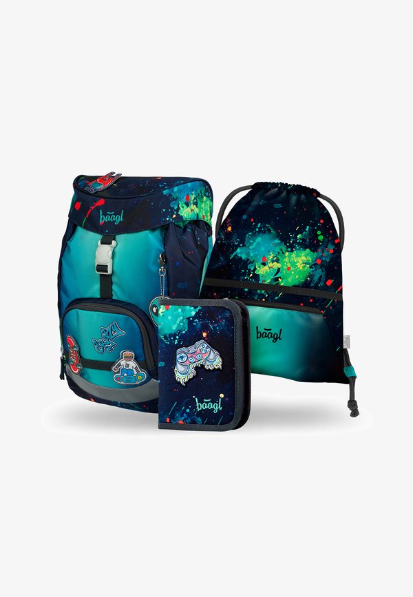 AIRY CHILL SET   – Schulranzen Set – blau