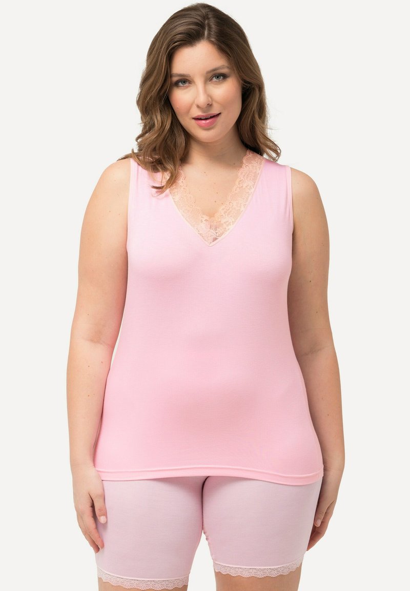 Ulla Popken SLEEVELESS - Tílko - pale rose