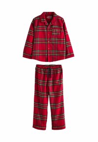 Next FAMILY CHRISTMAS SET - REGULAR FIT - Nattplagg set - red check