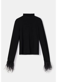 FEATHER DEAILED BODY - Bluzka z długim rękawem