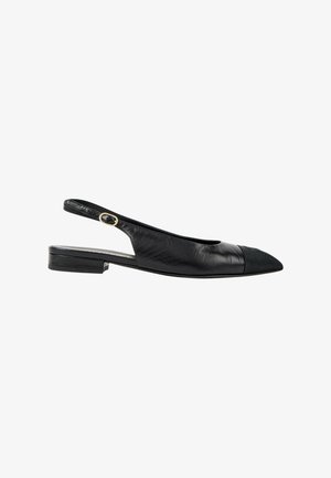 CHANEL, Ballerines à brides arrière - black