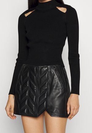 Strickpullover - black