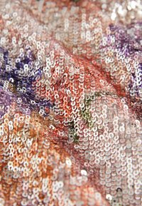Next FLORAL SEQUIN WIDE LEG  - Tygbyxor - pink