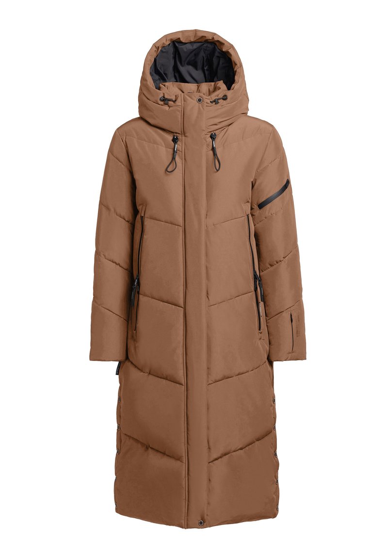 khujo Wintermantel lichtbruin