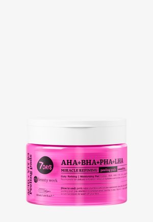7days MY BEAUTY WEEK MIRACLE REFINING PEELING PADS FOR FACE AHA+BHA+PH - Gesichtsmaske