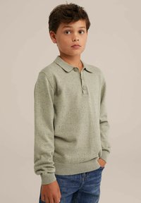 WE Fashion Polokošeľa - green