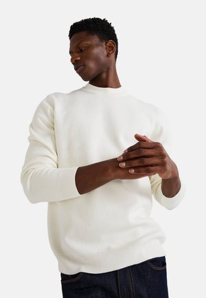 Monoprix, COL ROND  - Pullover - ecru