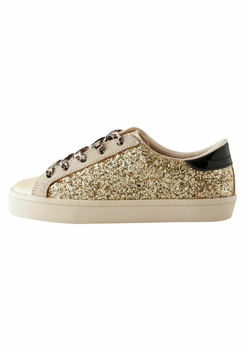 Next Sneakers - gold glitter