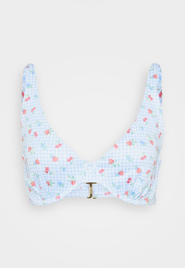 Curvy High Apex Ribbed Underwire Bikini Top - Bikini top2