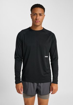 Hummel HUMMEL HMLPULSE WORKOUT T-SHIRT L/S - Long sleeved top - black
