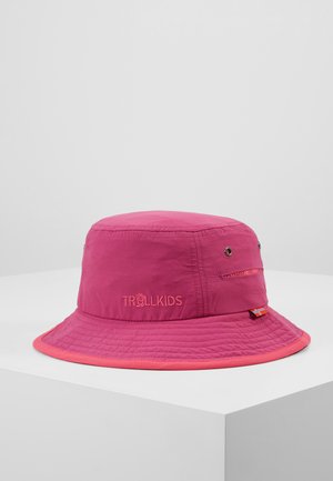 KIDS TROLLFJORD HAT - Sombrero - dark rose/magenta