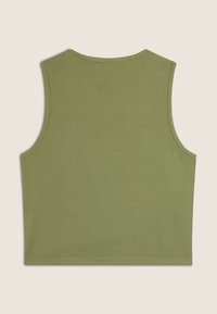 Freddy CROPPED SLIM FIT - Top - oil green direct dyed