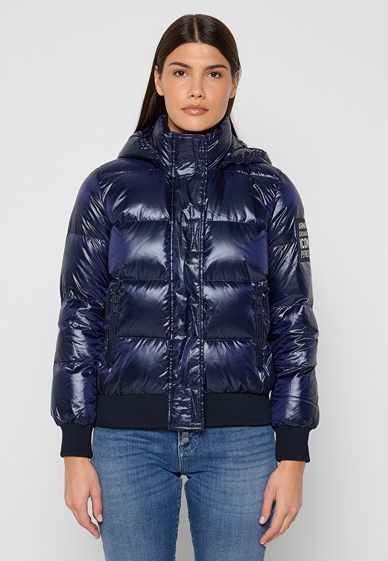 Armani Exchange Gewatteerde jas donkerblauw