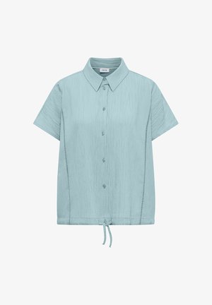 Cecil, DROP-SHOULDER SHIRT BLOUSE IN A SOLID COLOR, miętowy