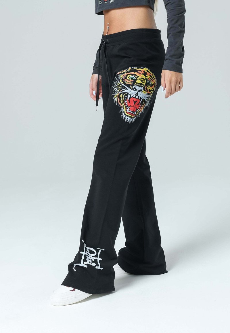 Ed Hardy - Tracksuit bottoms - black, Enlarge