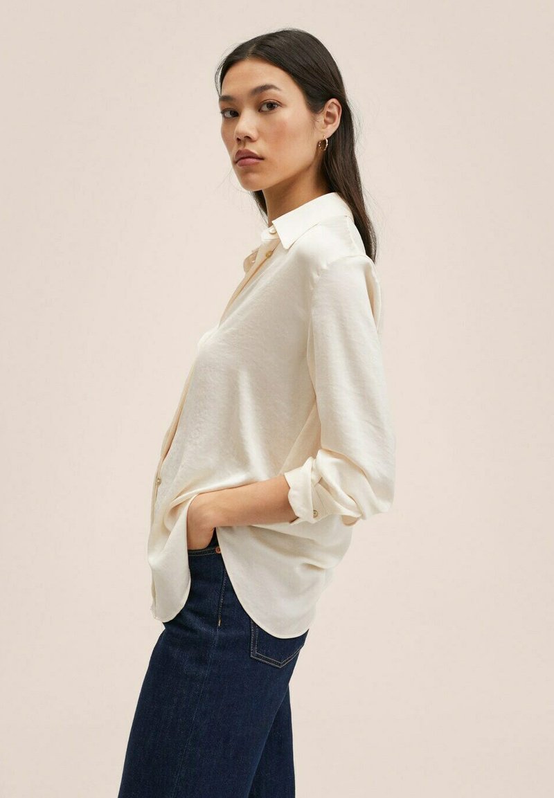 Damen Hemdblusen | Mango IDEALE Hemdbluse Ecru/offwhite - DC91463 Damen Hemdblusen | Mango IDEALE Hemdbluse Ecru/offwhite - DC91463