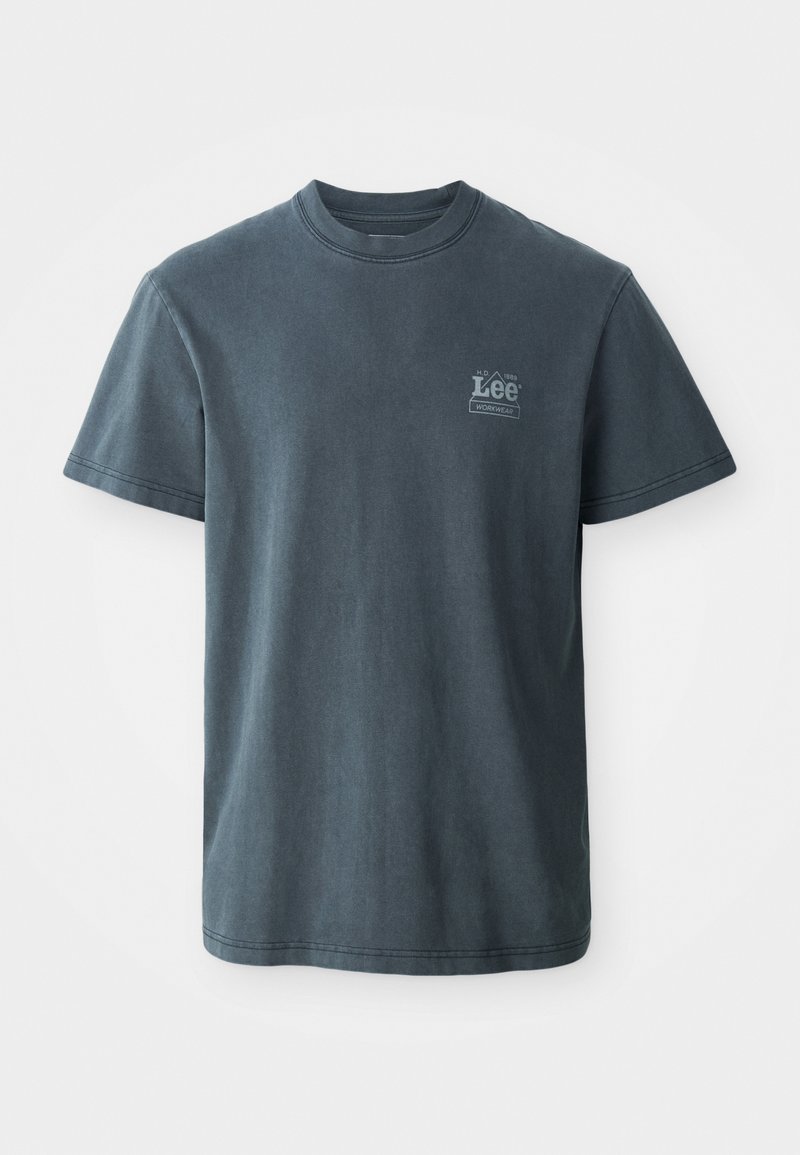 Lee T-shirt print zwart