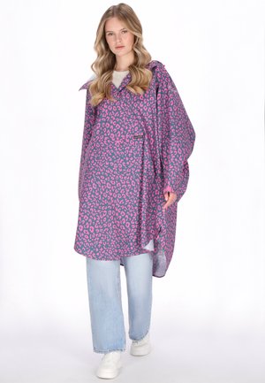 Regenjacke / wasserabweisende Jacke - pink navy leo