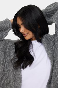 Saint Tropez GEETA OPEN - Kardiganas - gray quill melange