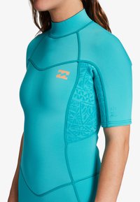 Billabong SYNERGY - KURZÄRMLIGER BACK-ZIP-SPRINGSUIT - Baddräkt - blue