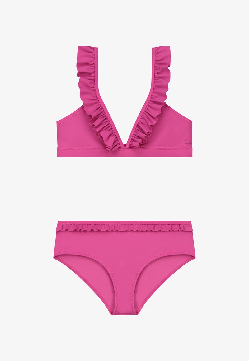 Shiwi BELLA FIXED SET RUFFLE - Bikiny - millenial pink