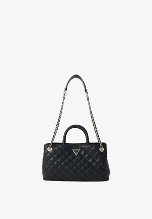Guess, GUESS SAC BANDOULIÈRE SPARK MICRO MINI BLACK - Sac à main - black bla