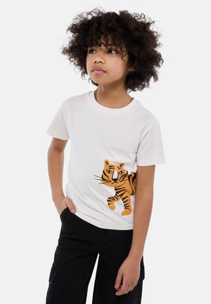 Monoprix, T-shirt imprimé - naturel