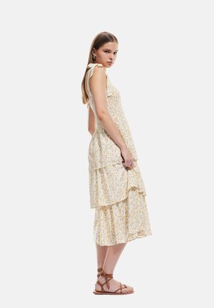 Koton MIDI - Jurk - yellow