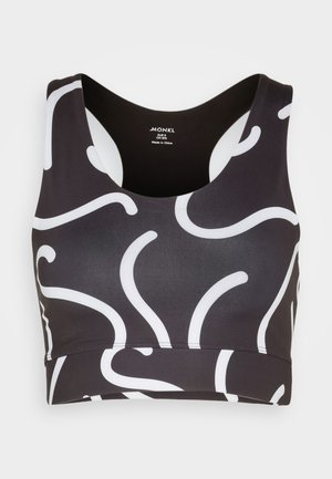 Monki Topp - black/white