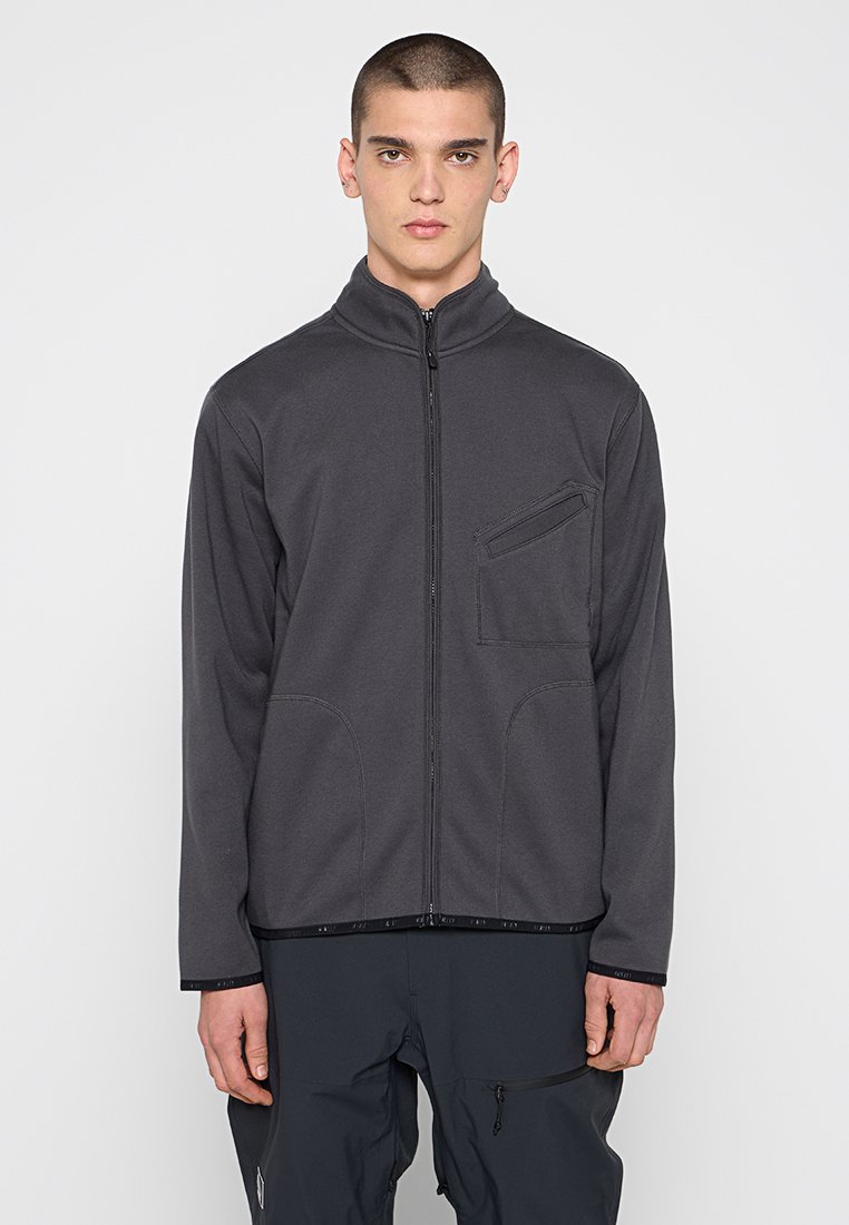 hurley Sweater met rits donkergrijs