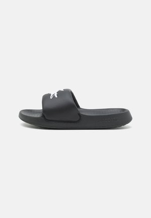 SERVE SLIDE JUNIOR SANDALS - Badesandale - black/white