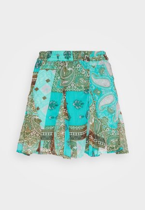 ONLY ONLSTELLA PATCH A LINE SKIRT - Φούστα σε γραμμή Α - electric green