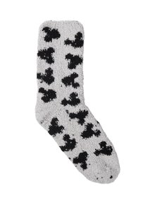 Disney 2ER PACK DISNEY MINNIE MOUSE KUSCHEL FLAUSCHIGE WINTER - Socken - grau schwarz