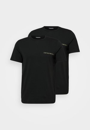 Emporio Armani CREW NECK 2 PACK - Camiseta interior - black