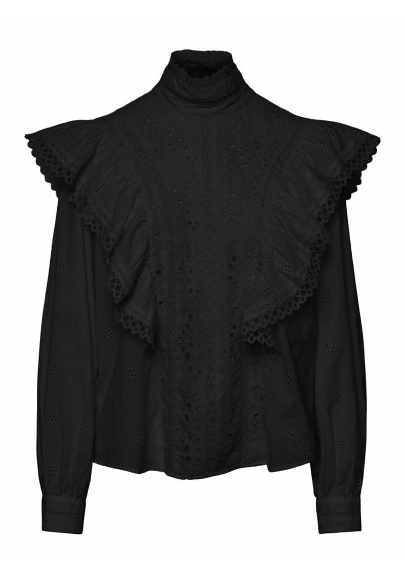 Zakram LS-F Bluse - Black main image 1