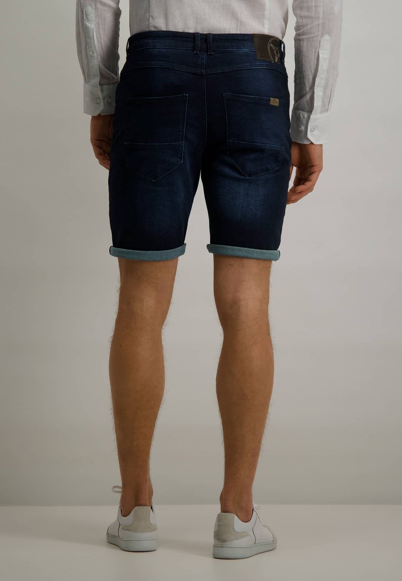 Herren Skinny Fit | State of Art Jeans Shorts dark blue plain/dunkelblau - DQ37483 Herren Skinny Fit | State of Art Jeans Shorts dark blue plain/dunkelblau - DQ37483