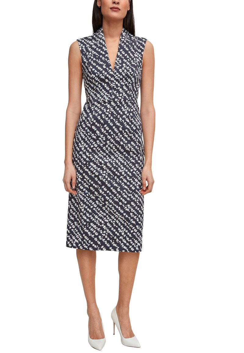 Damen Kleider | comma Etuikleiddark blue aop/dunkelblau - OI26273 Damen Kleider | comma Etuikleiddark blue aop/dunkelblau - OI26273
