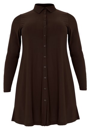 YOEK LONG SLEEVES - Skjortebluser - brown