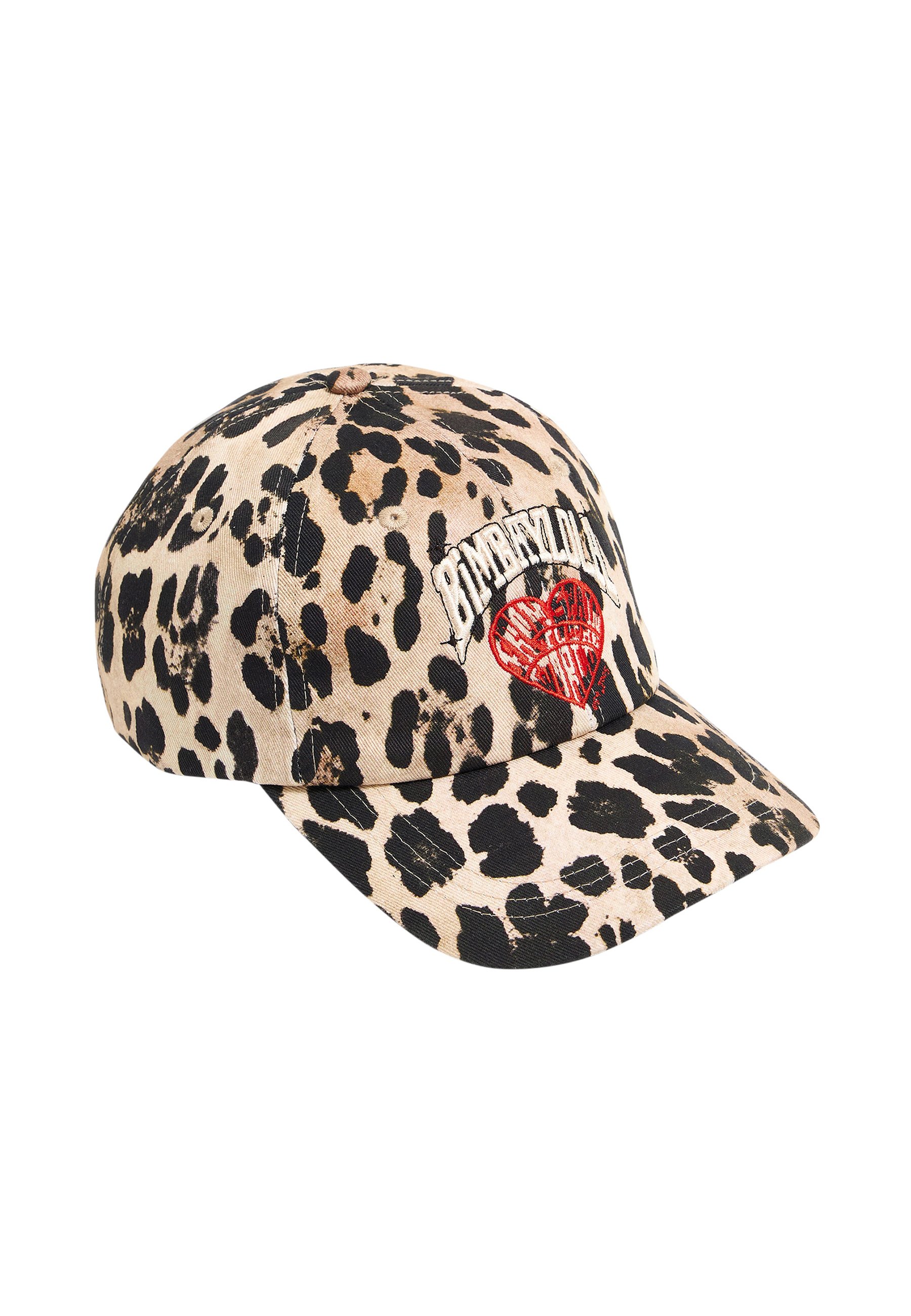 Bimba Y Lola Cappellino leopard natural/marrone chiaro