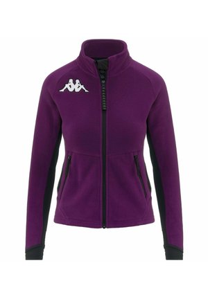 Giacca in pile - violet purple sunset-black