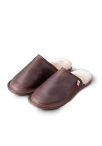 Lakeland Leather Slippers - brown