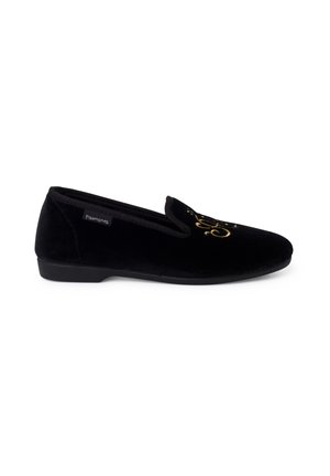 VENECIANAS CON BORDADO - Zapatos sin cordones - black