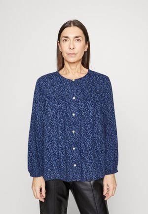 GAP BUTTON FRONT - Blúzka - blue
