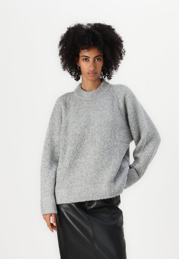 GARNET CURLY  - Jumper - sharkskin