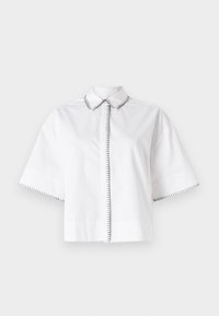 Button-down blouse - bright white/black