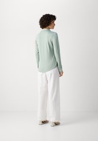 Marc O'Polo LONG SLEEVE COLLAR PLACKET - Skjortebluse - faded mint